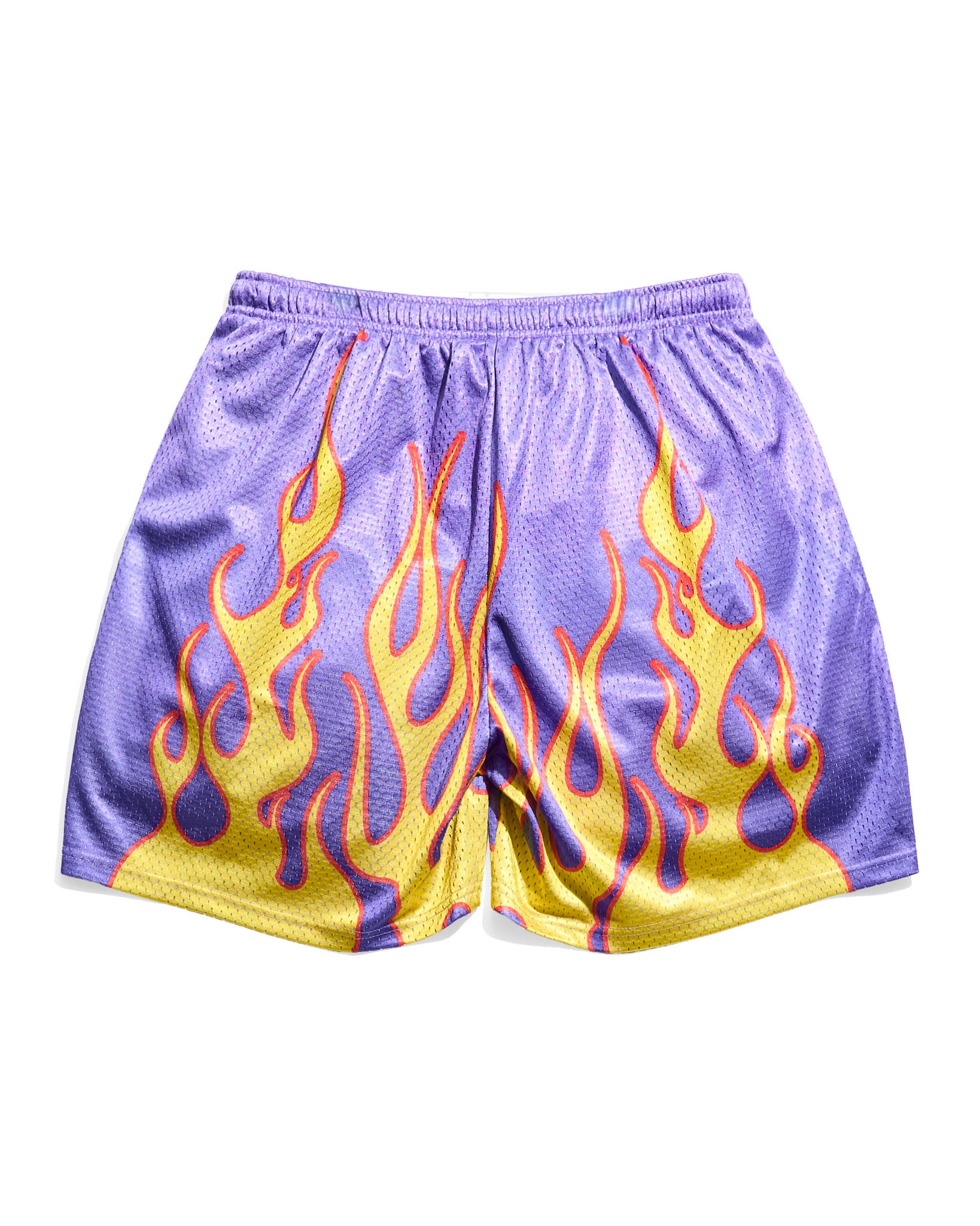 Chalk Line Purple Flame Retro Shorts