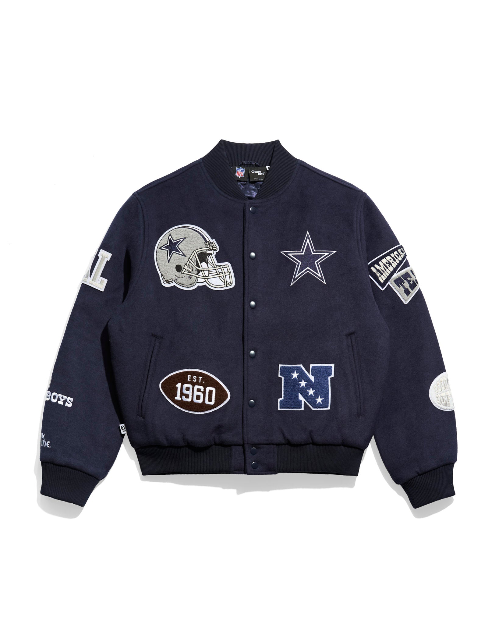 Dallas Cowboys Pennant Varsity Jacket – Chalk Line Apparel