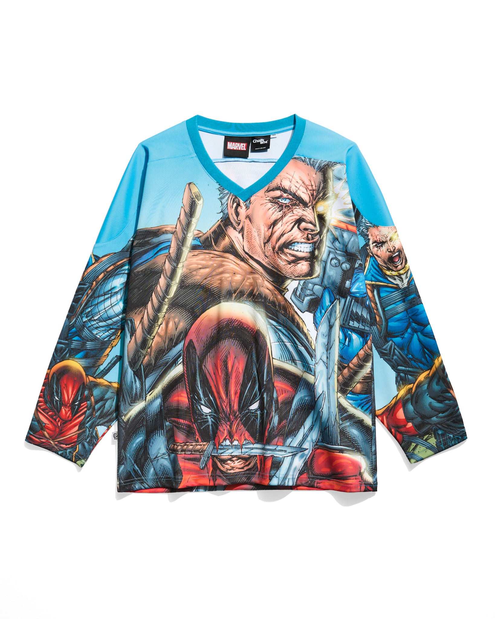 Cable and Deadpool Hockey Jersey