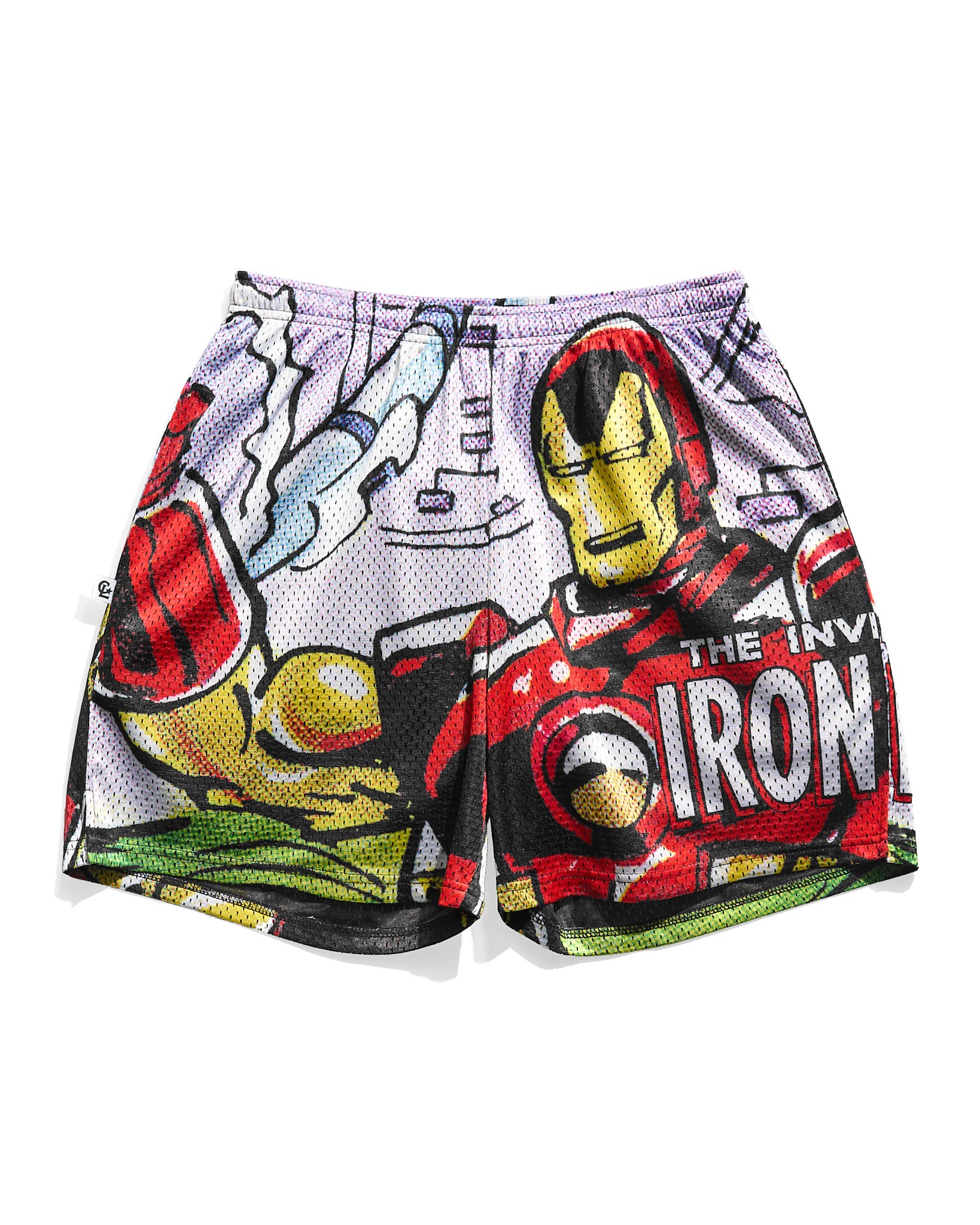 Iron Man Marvel Comics Trading Card Retro Shorts – Chalk Line Apparel