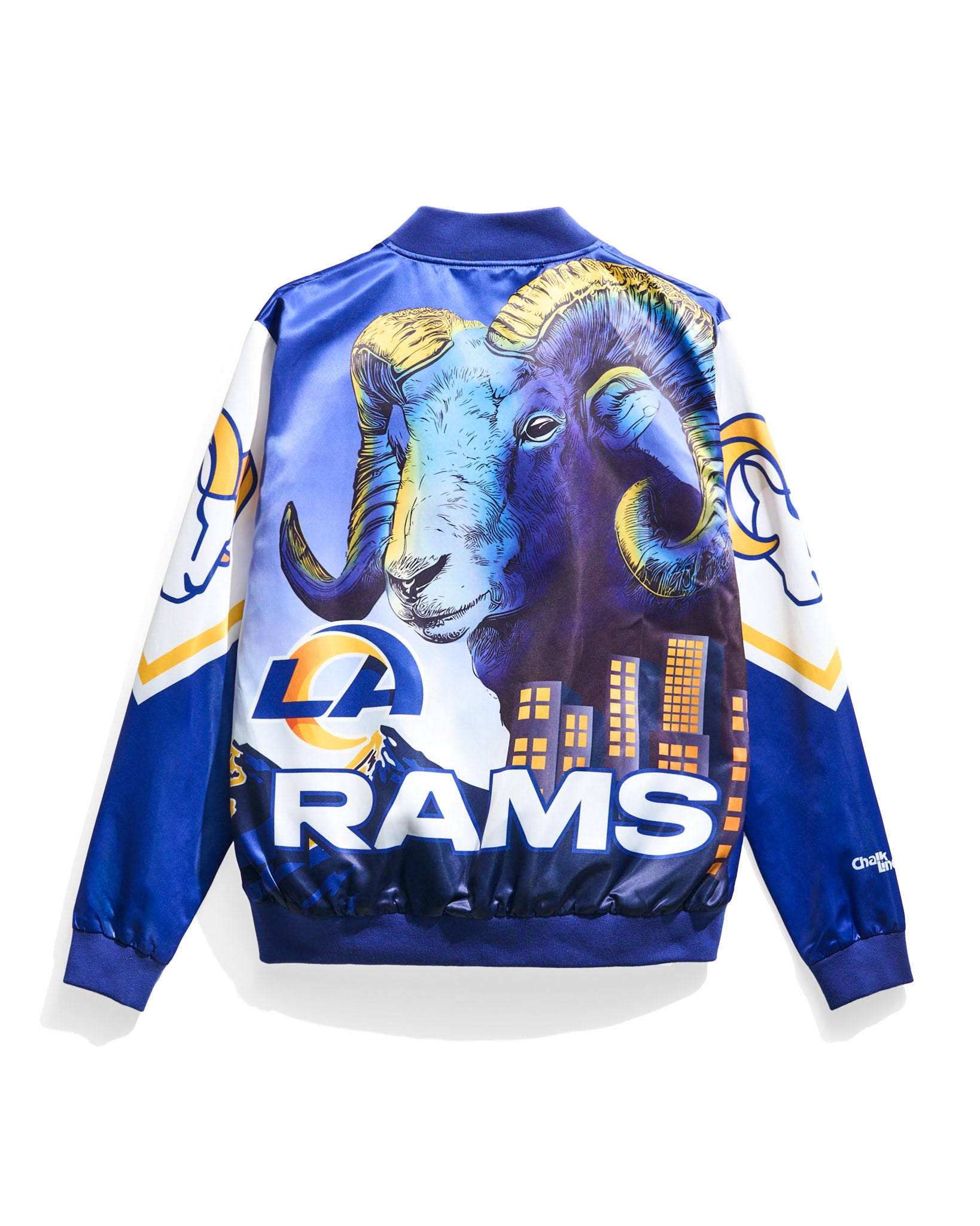 Los Angeles Rams Fanimation Satin Jacket – Chalk Line Apparel