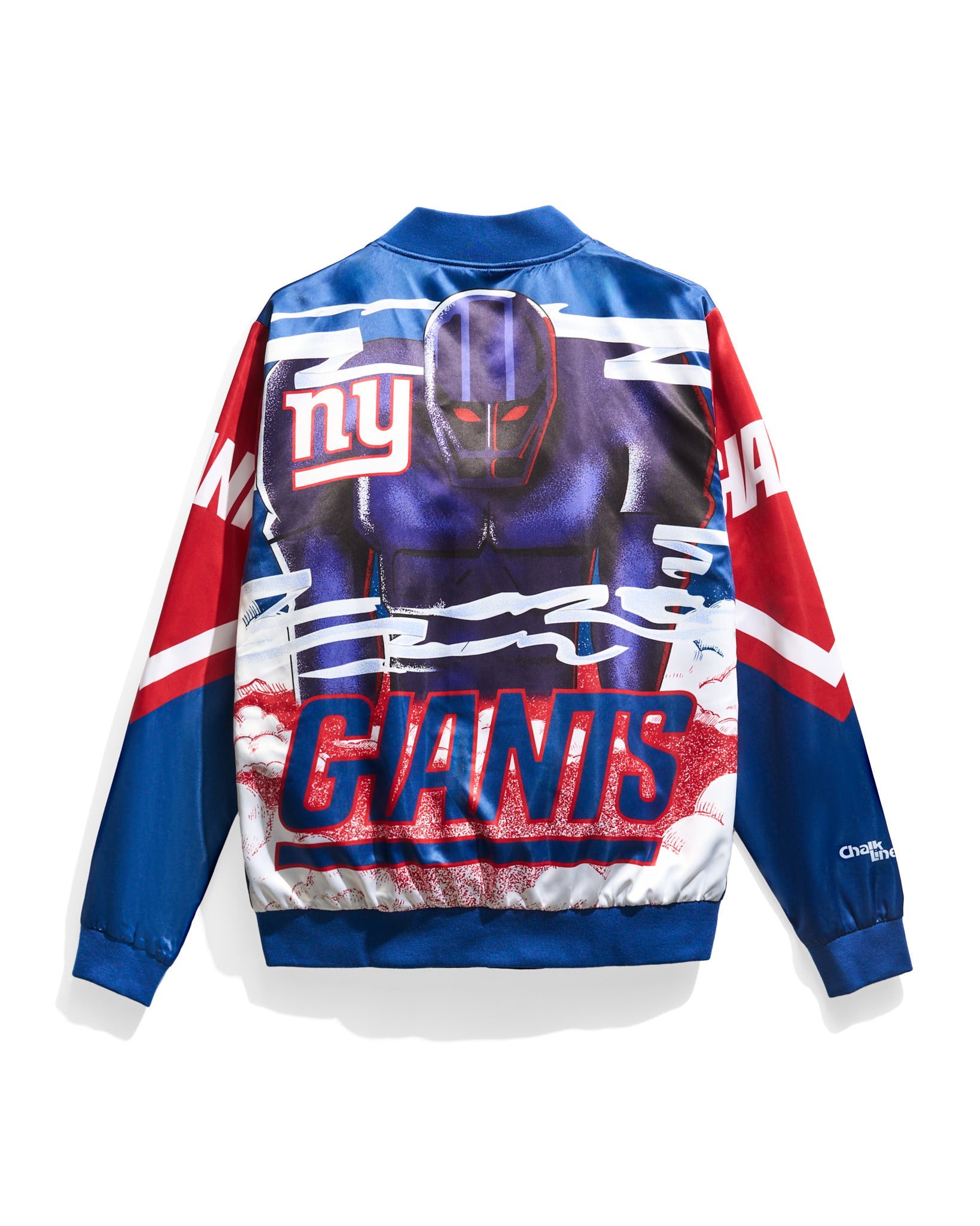 New York Giants Fanimation Satin Jacket – Chalk Line Apparel