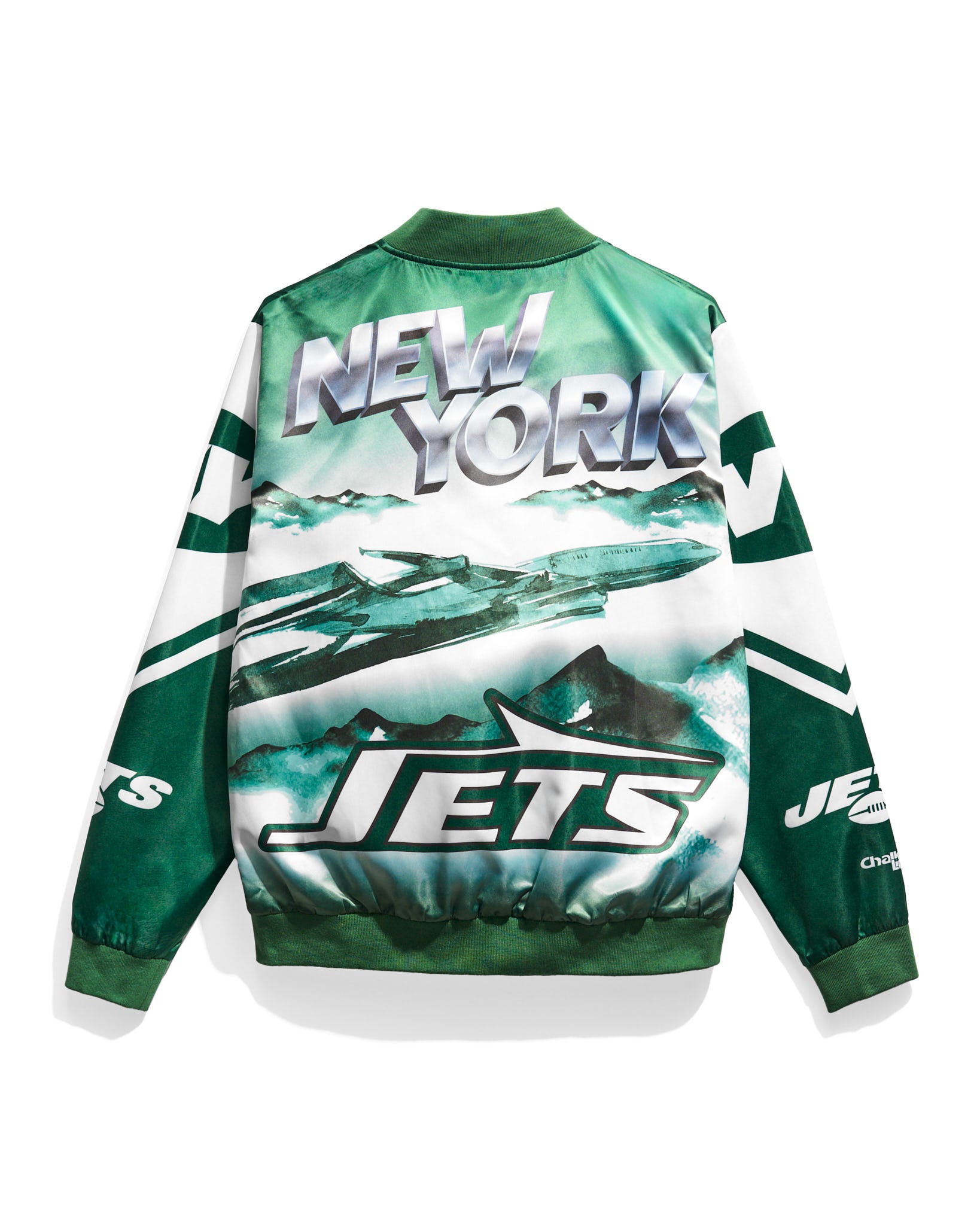 New York Jets Fanimation Satin Jacket – Chalk Line Apparel
