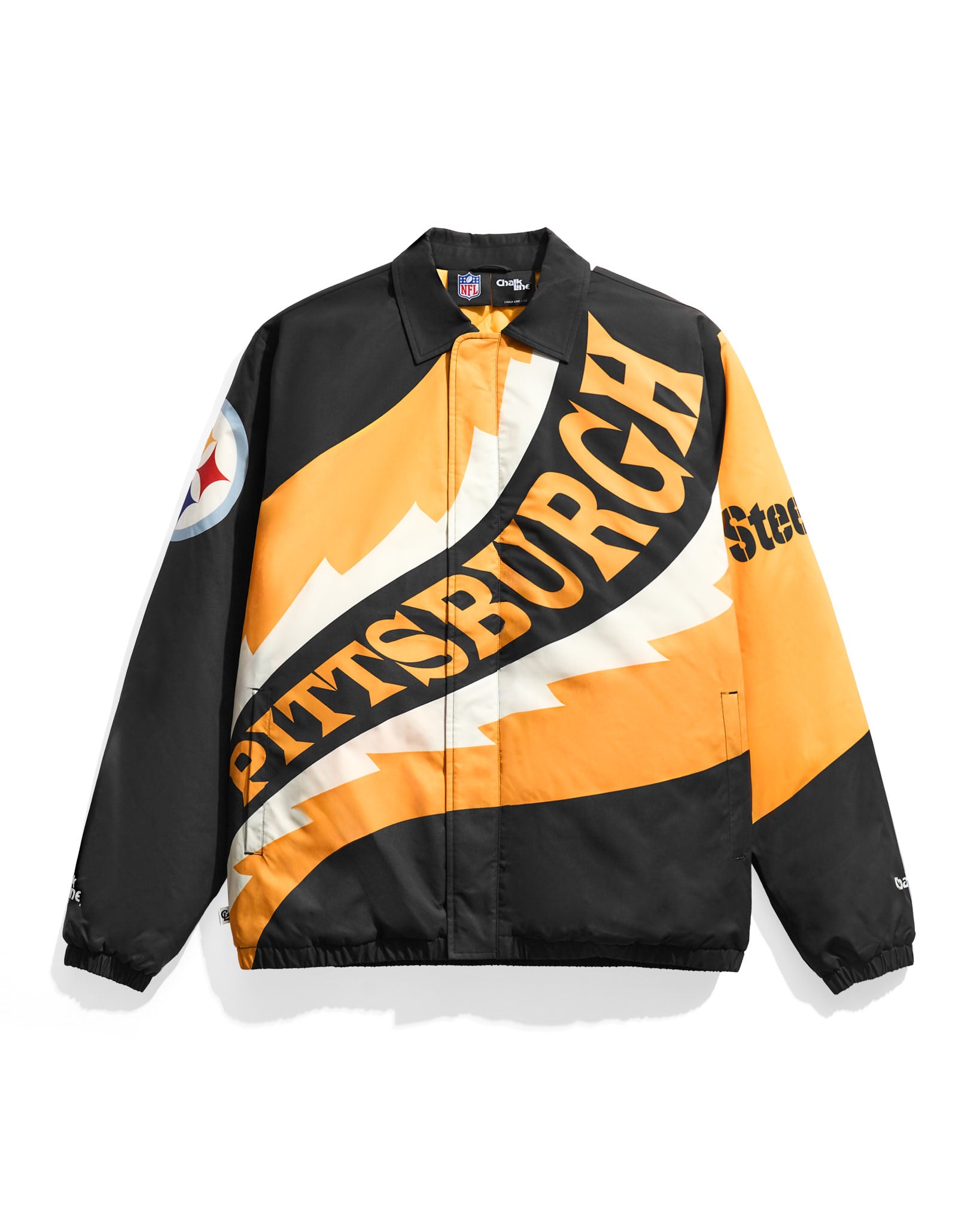 Pittsburgh Steelers Saw Blade Quilted Puffer Jacket