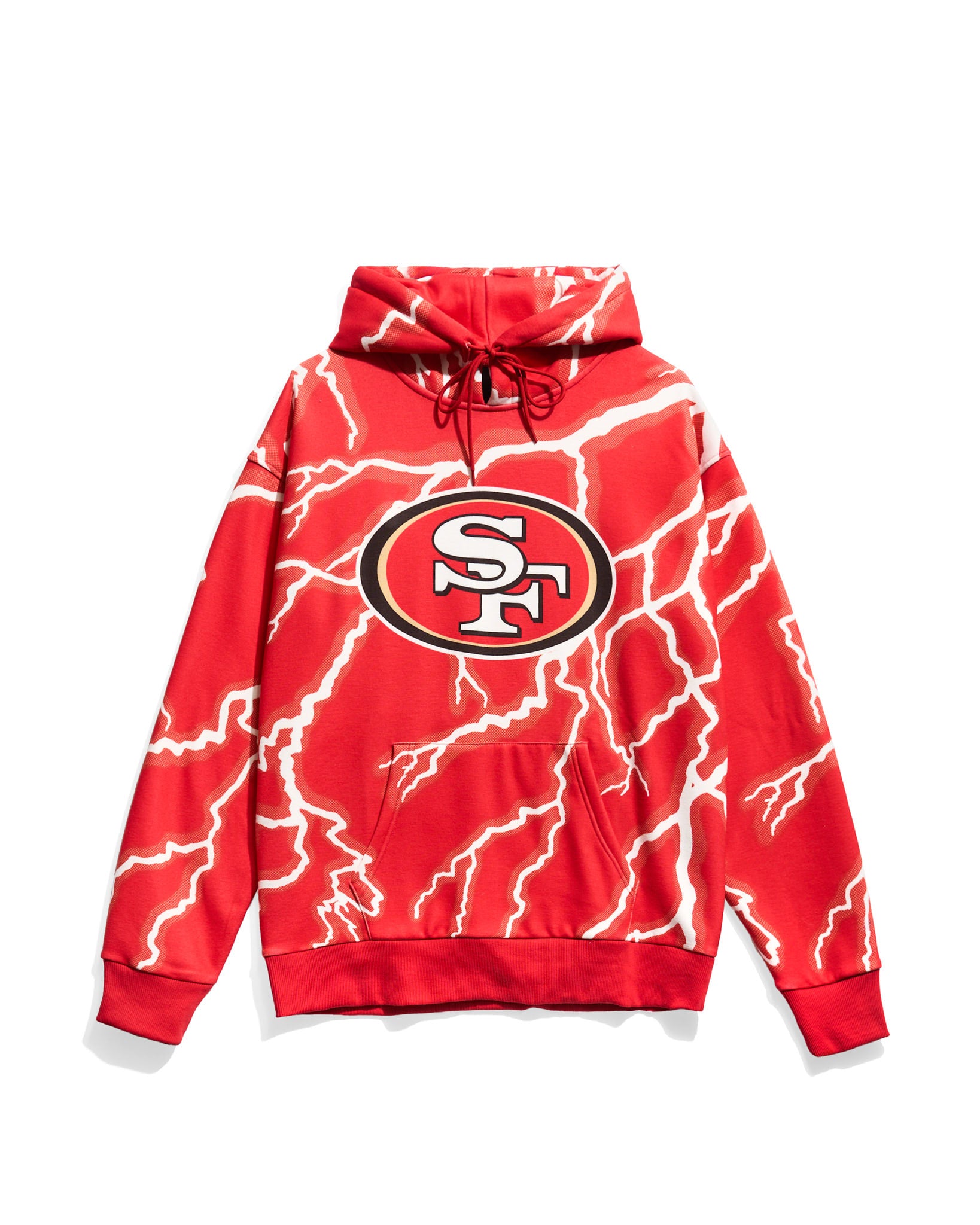 San Francisco 49ers Lightning Hoodie – Chalk Line Apparel