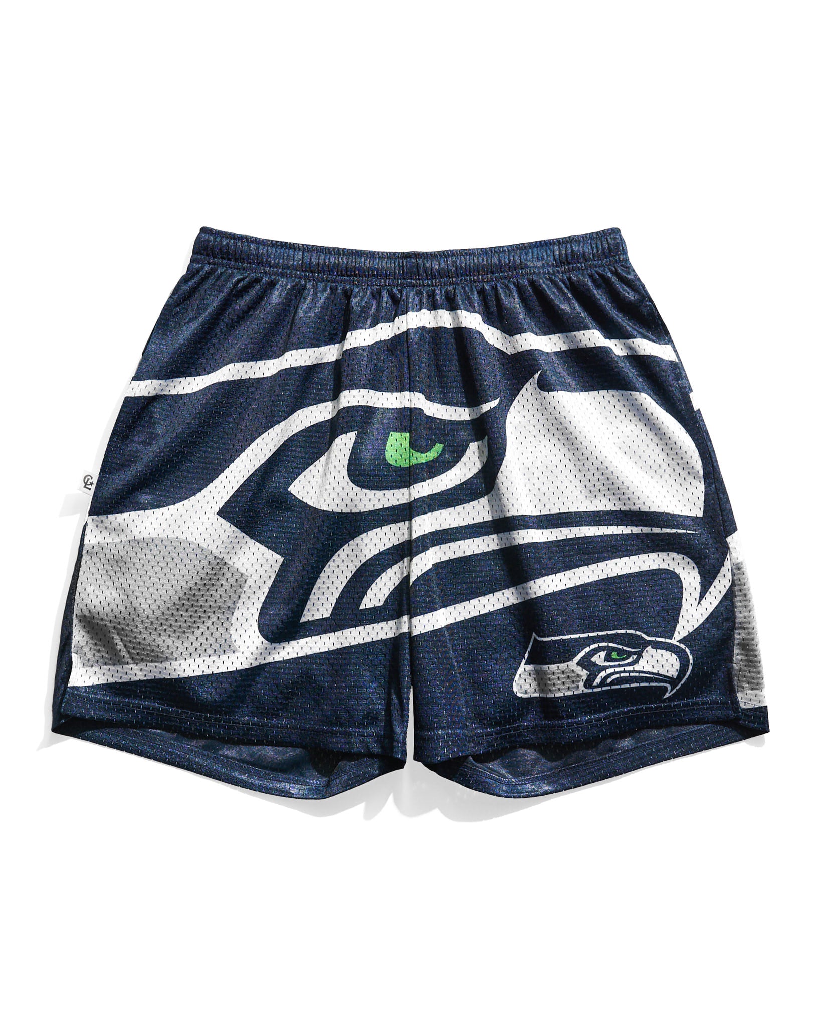 NFL Seattle Seahawks Big Logo Retro Shorts M
