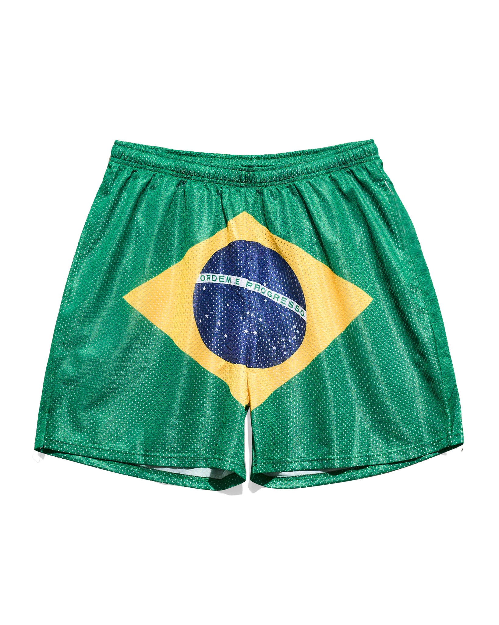 Brazil Flag Retro Shorts