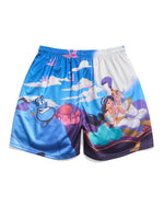 Aladdin Magic Carpet Ride Retro Shorts