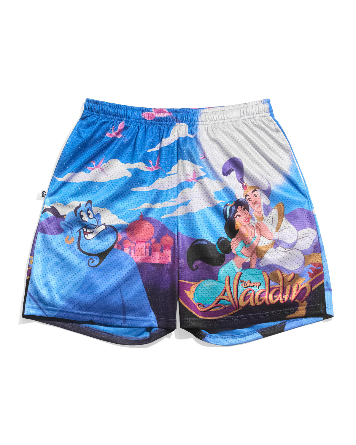 Aladdin Magic Carpet Ride Retro Shorts