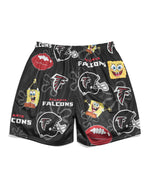 Atlanta Falcons & SpongeBob SquarePants Retro Shorts