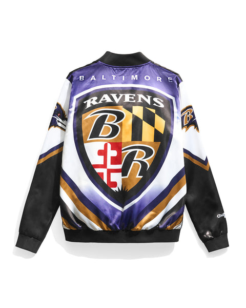 Baltimore Ravens Fanimation Satin Jacket M