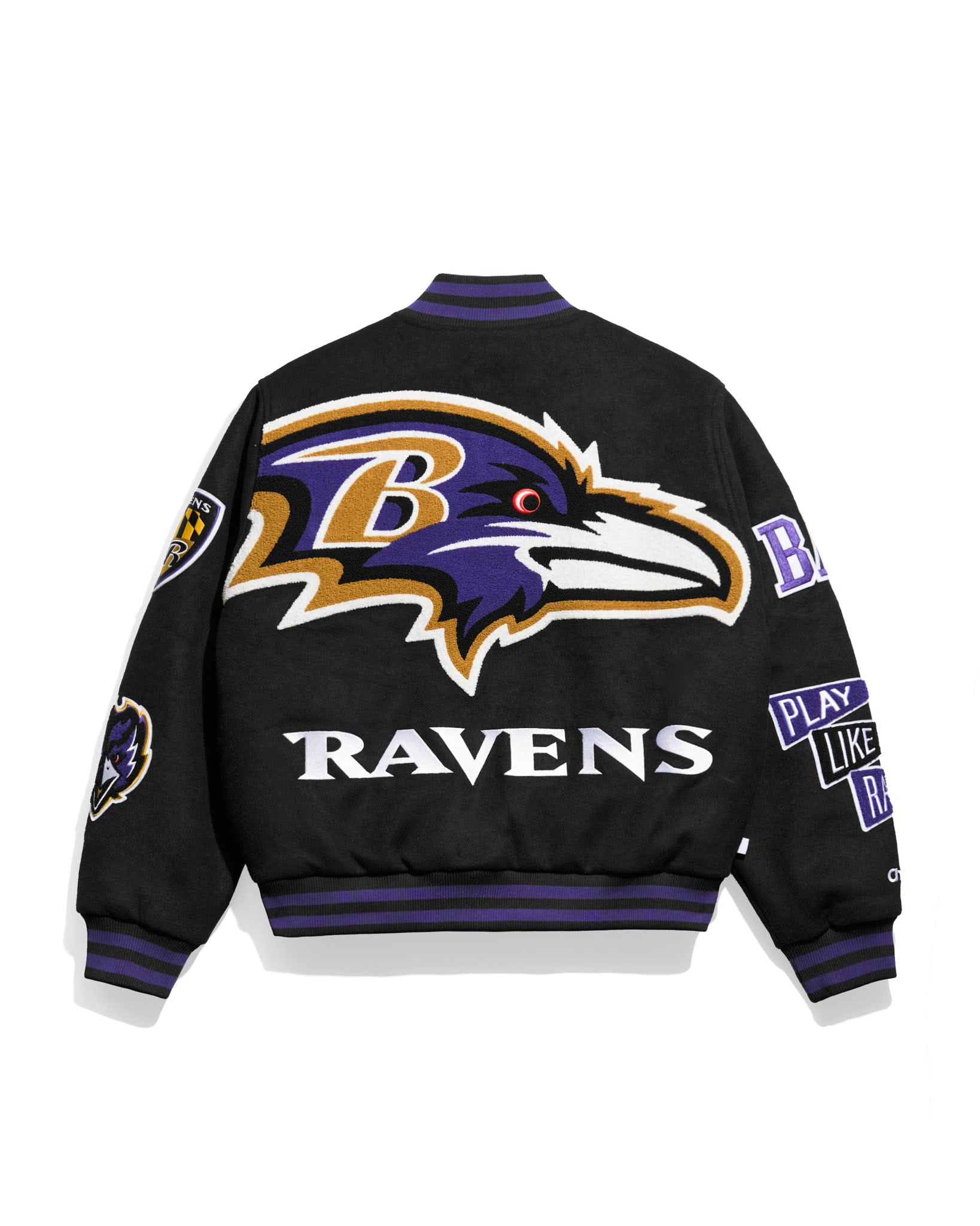 Baltimore Ravens Pennant Varsity Jacket