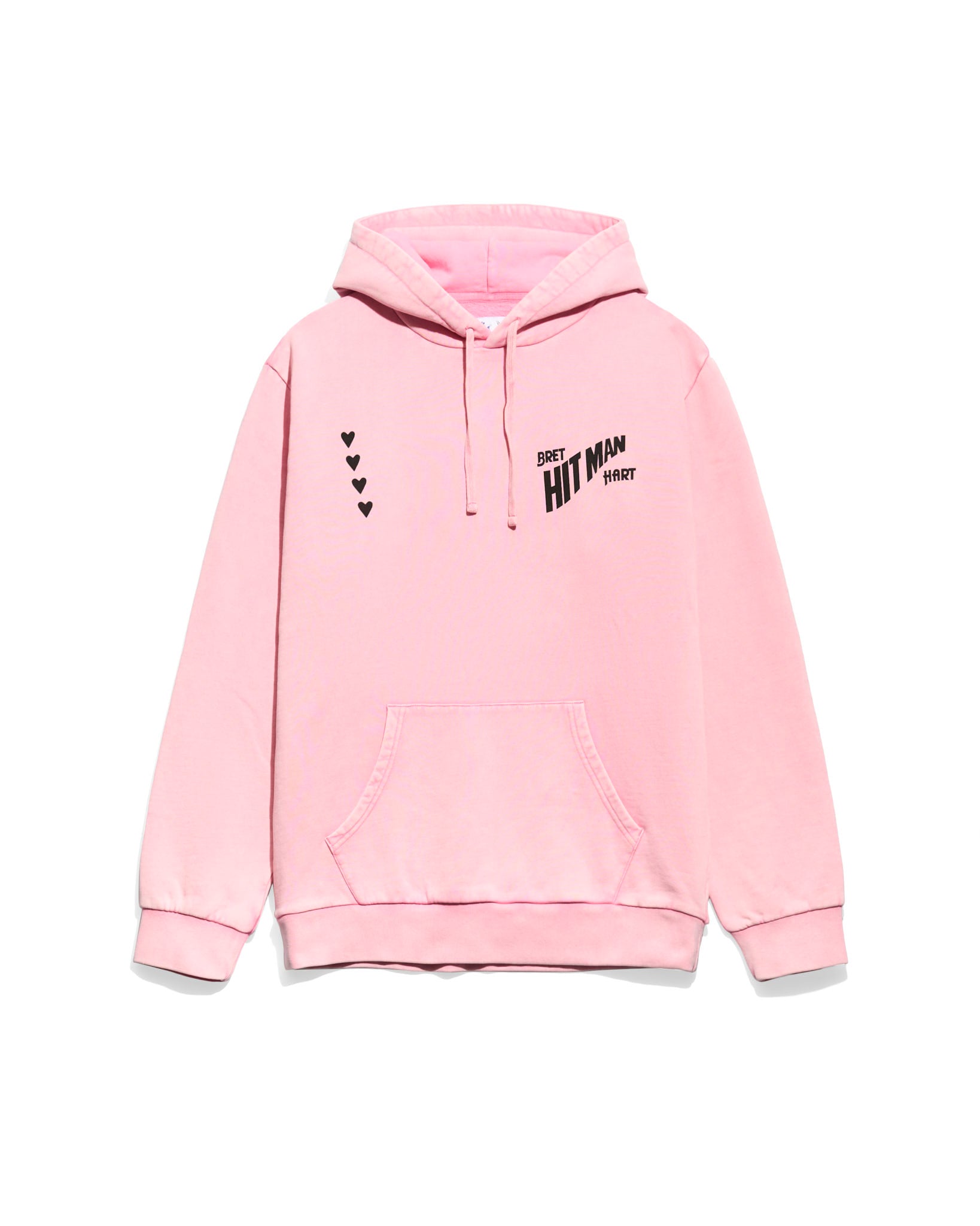 Bret Hart Pink Fleece Hoodie