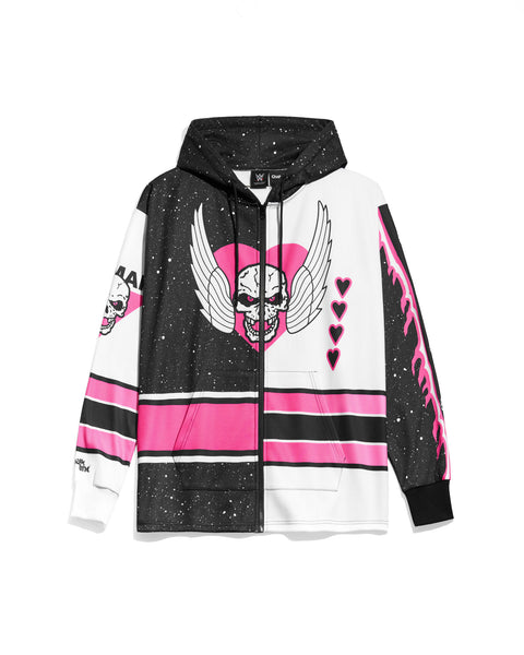 Bret Hart Split Zip Up Entrance Hoodie – Chalk Line Apparel