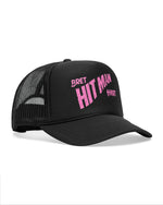 Bret Hitman Hart Black Trucker Hat