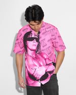 Bret Hitman Hart Magazine Button Up Shirt