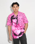 Bret Hitman Hart Magazine Button Up Shirt