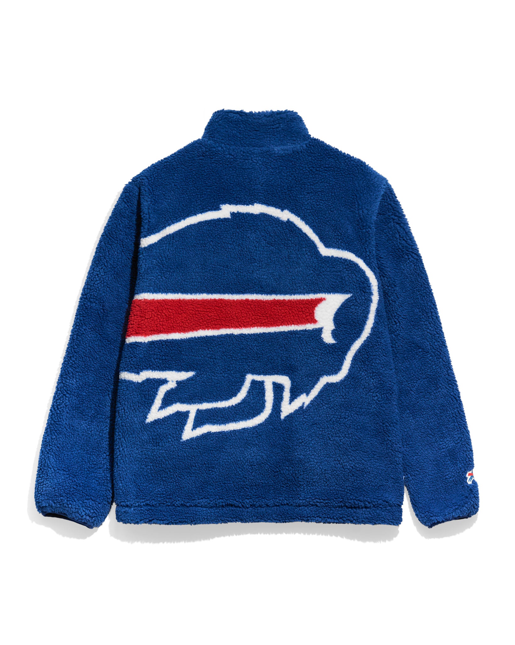 Buffalo Bills Big Logo Blue Sherpa Jacket