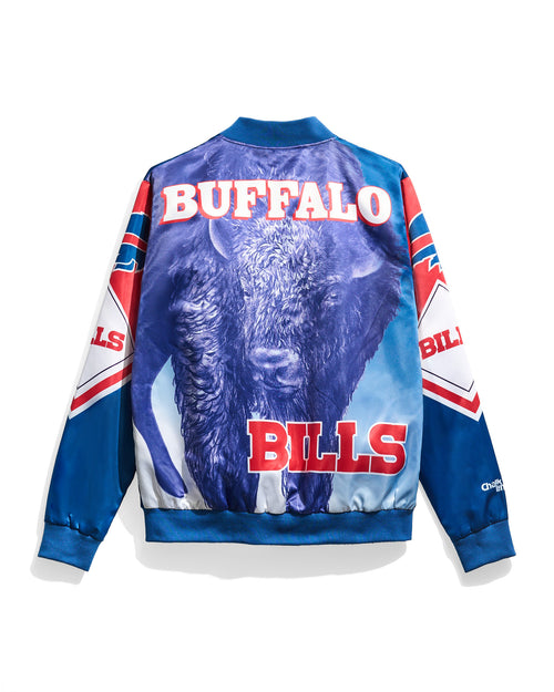buffalo bills vintage bomber jacket