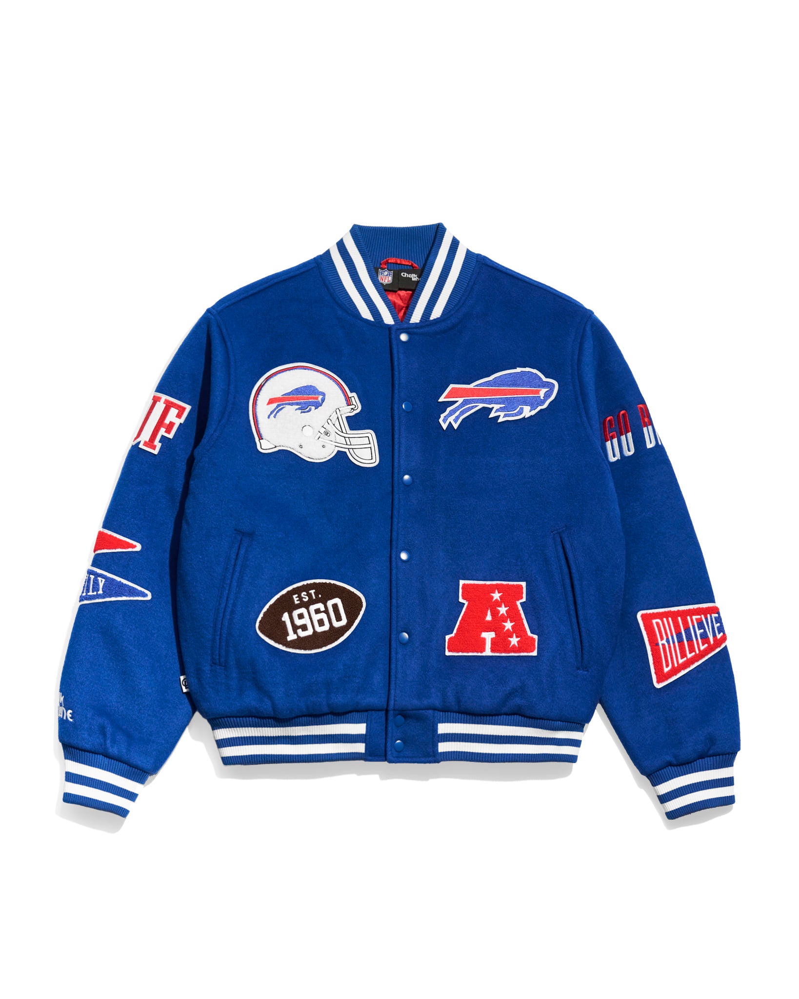 Buffalo Bills Pennant Varsity Jacket