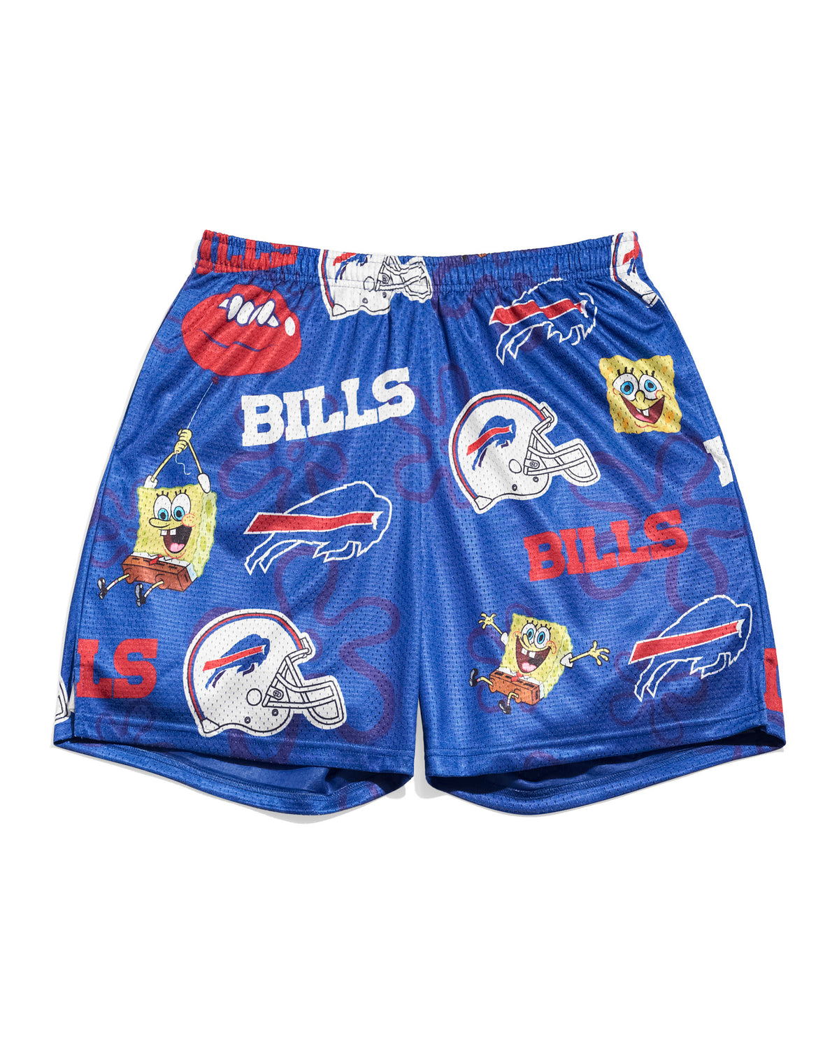 Buffalo Bills & SpongeBob SquarePants Retro Shorts