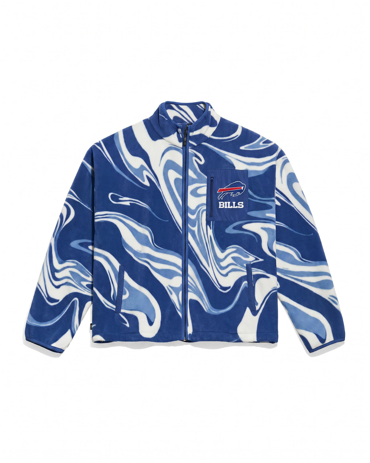 Buffalo Bills Marble Full Zip Microfleece