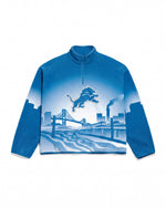 Detroit Lions Landscape Quarter Zip Microfleece Pullover