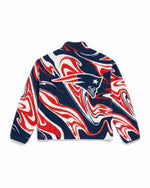 New England Patriots Marble Full Zip Microfleece