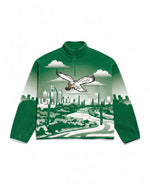 Philadelphia Eagles Landscape Quarter Zip Microfleece Pullover