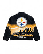 Pittsburgh Steelers Landscape Quarter Zip Microfleece Pullover