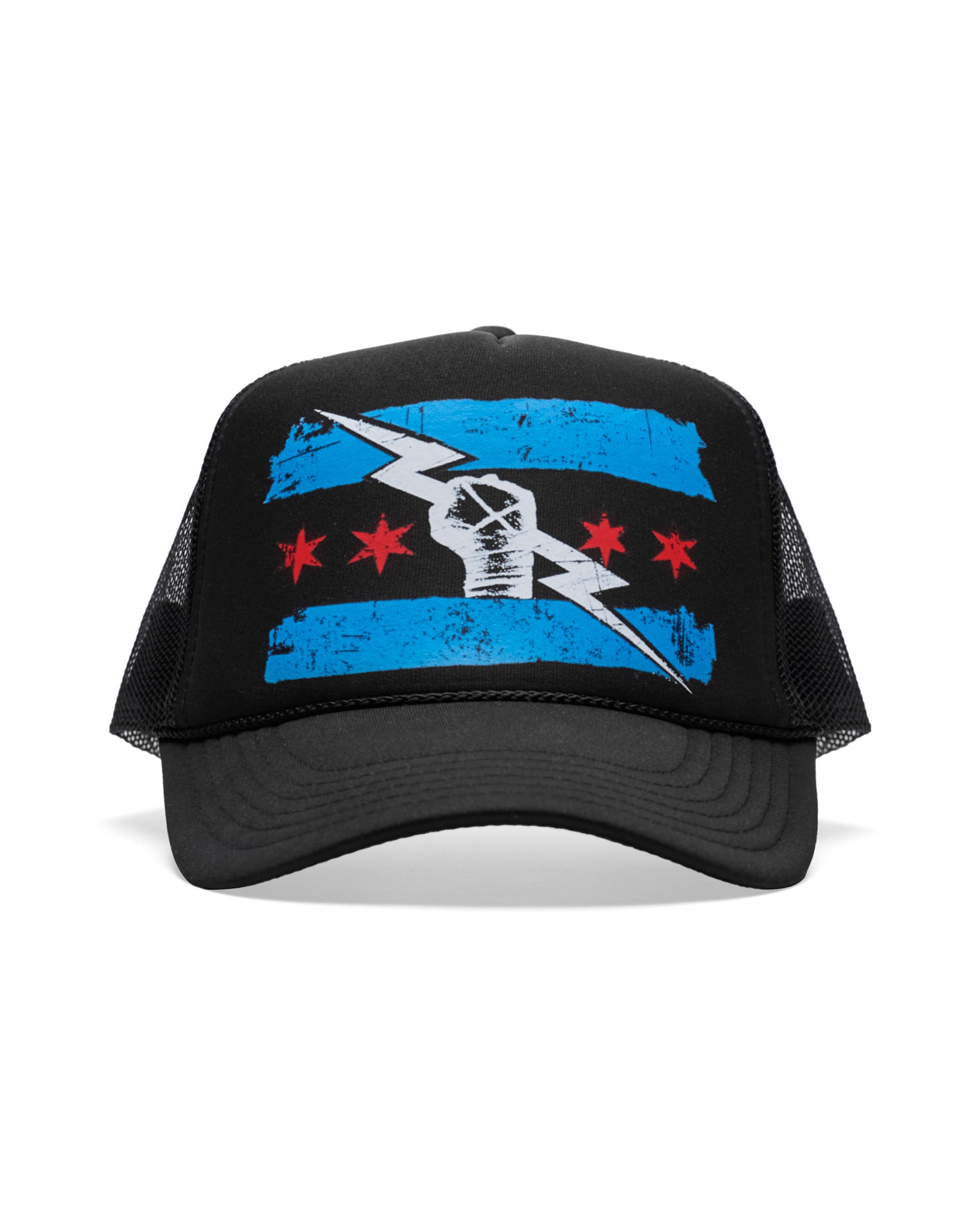 CM Punk Black Flag Trucker Hat