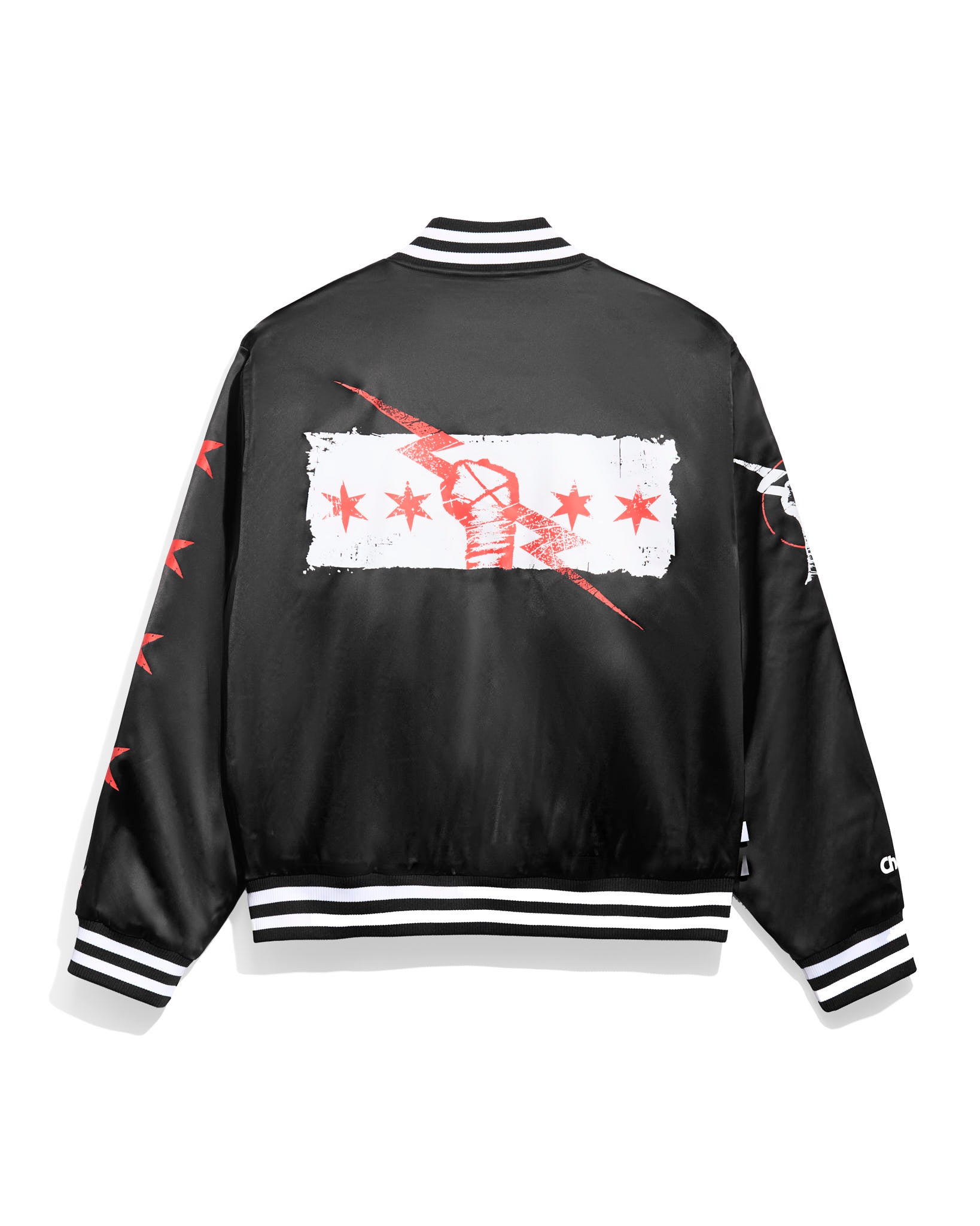 CM Punk Black Satin Jacket