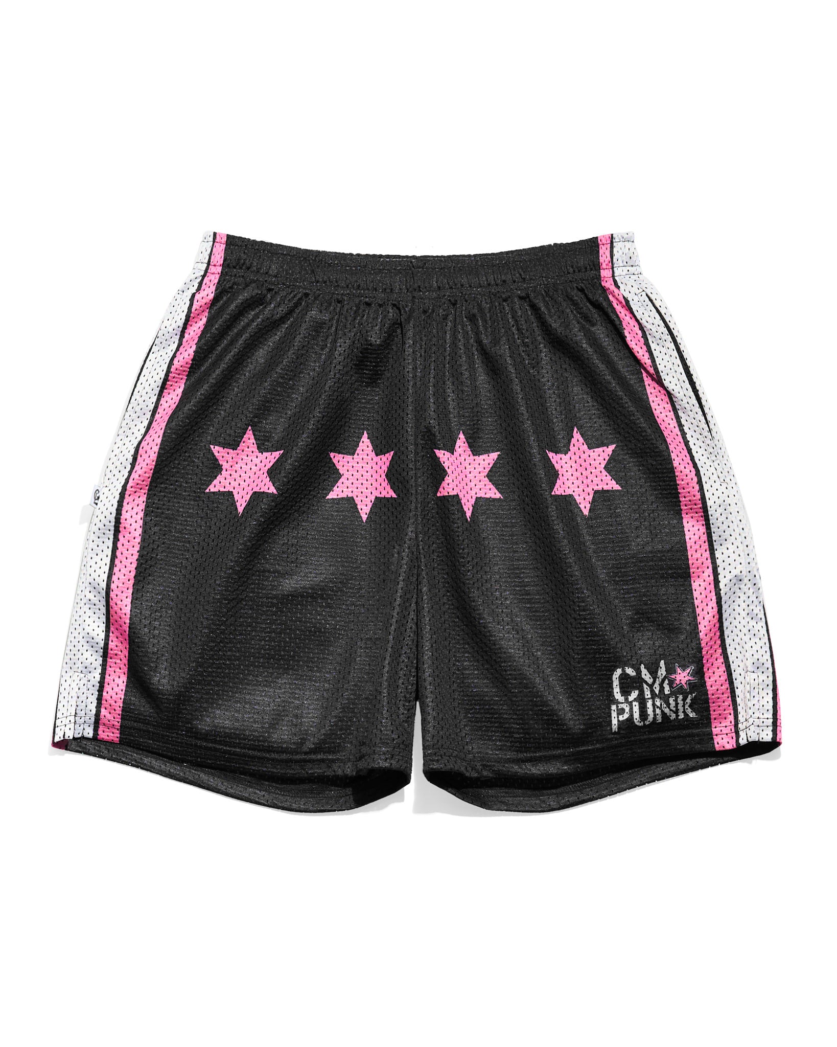 CM Punk WrestleMania 25 Entrance Shorts Chalk Line Apparel CM Punk WrestleMania 25 Entrance Shorts Chalk Line Apparel