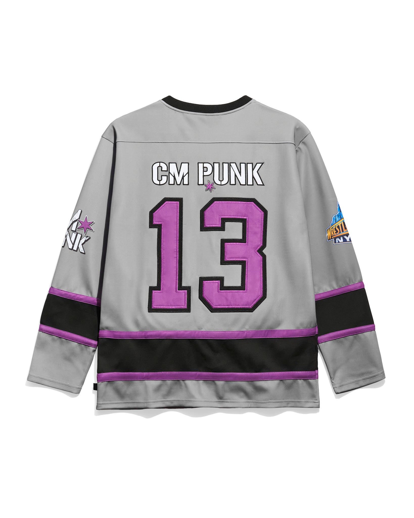 CM Punk WrestleMania 29 Hockey Jersey