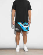 Carolina Panthers Saw Blade Retro Shorts