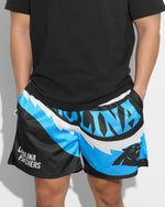 Carolina Panthers Saw Blade Retro Shorts