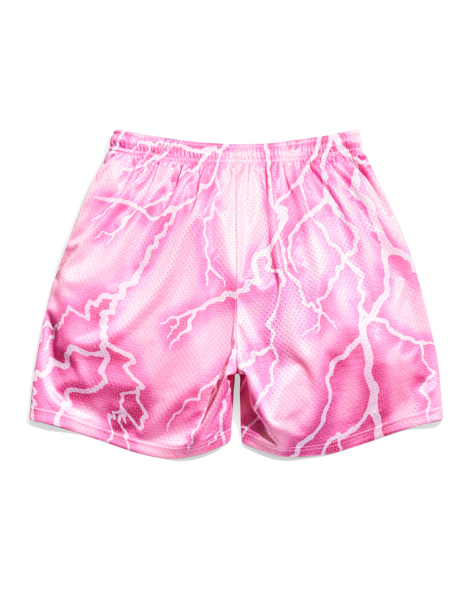 Chalk Line Neon Pink Lightning Retro Shorts