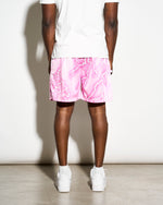 Chalk Line Neon Pink Lightning Retro Shorts