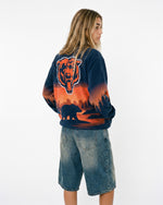 Chicago Bears Landscape Quarter Zip Microfleece Pullover