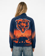 Chicago Bears Landscape Quarter Zip Microfleece Pullover