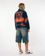 Chicago Bears Landscape Quarter Zip Microfleece Pullover