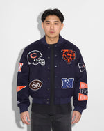 Chicago Bears Pennant Varsity Jacket