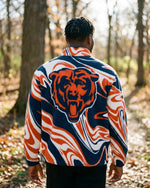 Chicago Bears Marble Full Zip Microfleece