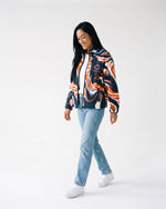 Chicago Bears Marble Full Zip Microfleece