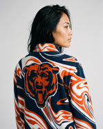 Chicago Bears Marble Full Zip Microfleece
