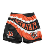 Cincinnati Bengals Saw Blade Retro Shorts