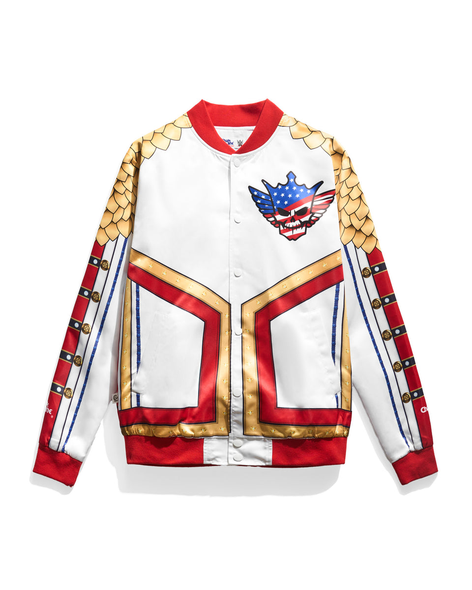 Cody Rhodes White Satin Entrance Jacket Chalk Line Apparel