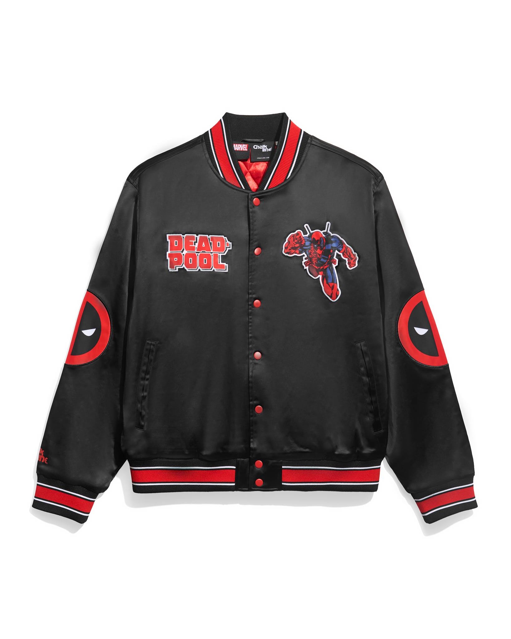 Deadpool Quilted Satin Jacket