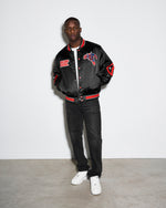 Deadpool Quilted Satin Jacket