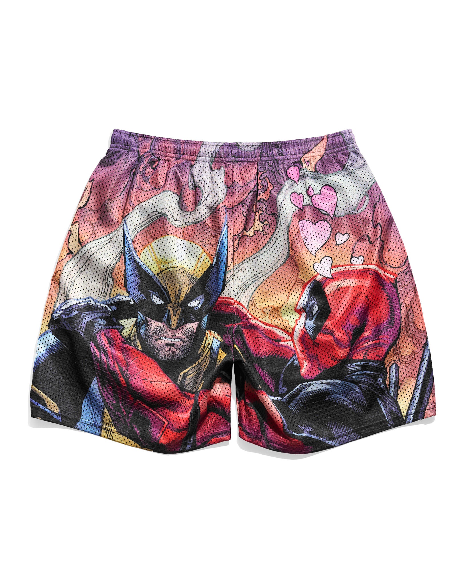 Deadpool & Wolverine Besties Retro Shorts